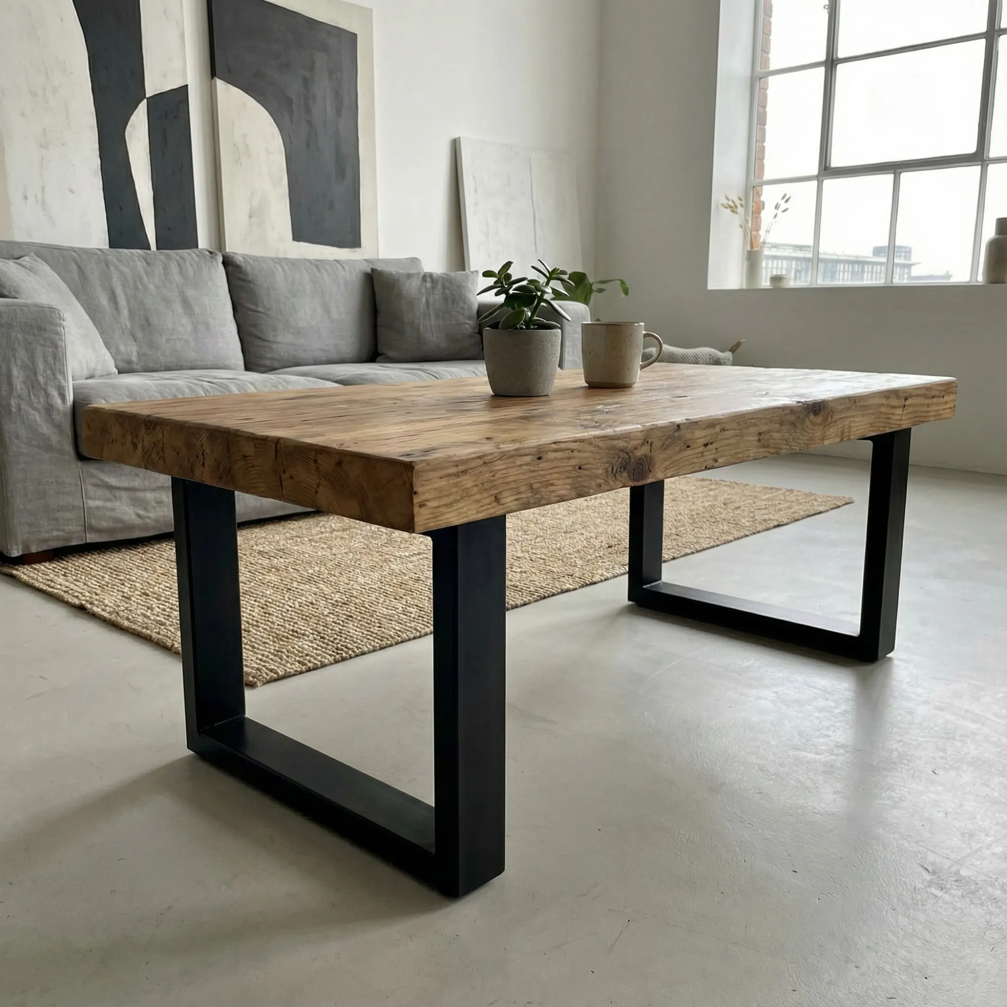 Modern Solid Wood Coffee Table - view 8